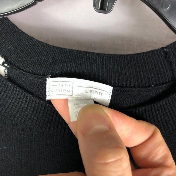 14th & Union Colorblock Pullover Sweater Size LP - Picture 6 of 8